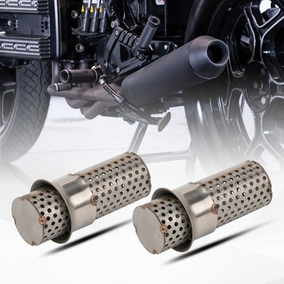 2x Motorcycle DB Killer 51mm Universal Muffler Silencer Baffle Noise Eliminator