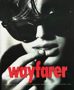 1997 RAY BAN WAYFARER Genuine Vintage Print Ad Sunglasses Ray-Ban Sexy 10" x 12"