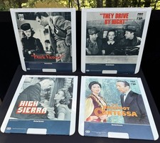 4 Humphrey Bogart RCA CED Videodiscs Video Disc PAL Black And White Nice 