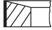 Kolbenringsatz FÜR Ford - Mahle 013 RS 10102 0N0