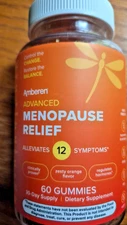 Amberen Menopause Relief Gummies – Hot Flashes, Hormone Balance, 60 Count