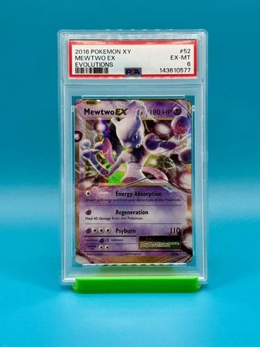 PSA 6 - 2016 Pokemon XY Mewtwo EX Evolutions