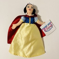 Vintage DISNEY Store SNOW WHITE 10" Mini Bean Bag Plush With Original Tag