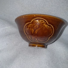 Vintage Japanese Porcelain Rice Bowl Three Friends of Winter Ceramic Japan