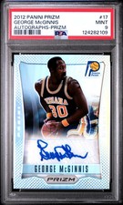 2012 Panini Prizm #17 George Mcginnis Silver Prizms Auto Autograph /25 PSA 9