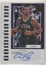 2017 Panini Donruss Dominators Signatures Gold /10 George Hill #DS-GHL Auto 04u1