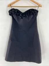 Top Shop Black Strapless Mini Dress Size XS Gently Used