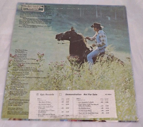 Ed Bruce The Tennessean PROMO Vinyl Record Album Lp KE 35043 EX - Picture 5 of 5