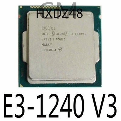 Intel Xeon E3-1240 V3 E3-1240V3 3.40GHz 8M 5GT/s 80W CPU Proccessor