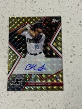 2023 Topps Xpectations Buddy Kennedy RC Motherboard Gold Foil 1/1 Auto