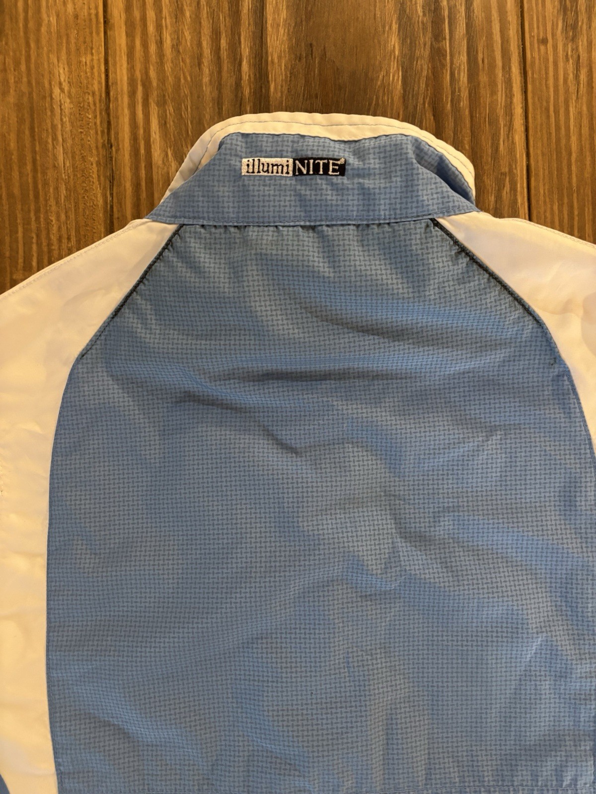 IlllumiNITE Hi-Vis Full Zip Vest Cycling Running Women’s Medium Light Blue