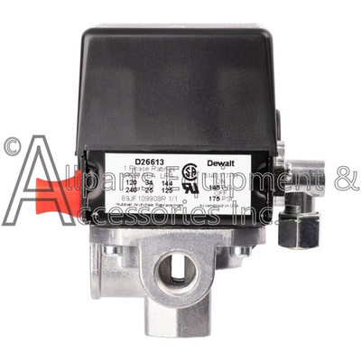 #ad D26613 DeVilbiss Craftsman 4 Port Pressure Switch 140 175 PSI Adjustable $64.90