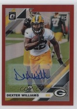 2019 Panini Donruss Optic Rookies Red Prizm 19/50 Dexter Williams #146 Auto 1i0n