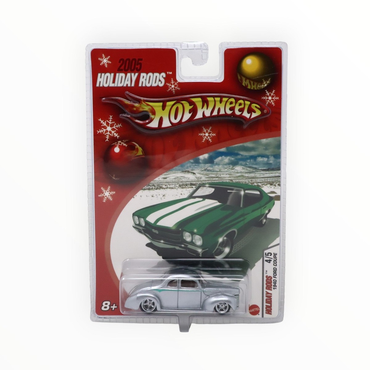 Hot Wheels '40 Ford #4 - Silver - 2005 Holiday Rods A | eBay