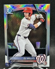 Eli Willits 1st Chrome Refractor 2025 Bowman Draft #BDC-1 Nationals