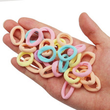 30 Pezzi Cerchietti per Capelli in Plastica 10 mm Pianura Senza Denti Fai Da Te Fascia per Capelli Fasce Pianura per Ragazza e Donna(Bianco