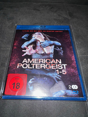 American Poltergeist 1-5 Horror Blu-ray Box Set FSK 18 Deutsch/Englisch  400m