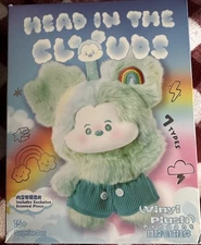 Mickey Head in the Clouds Series Vinyl Plush Pendant Confirmed Sunset Glow