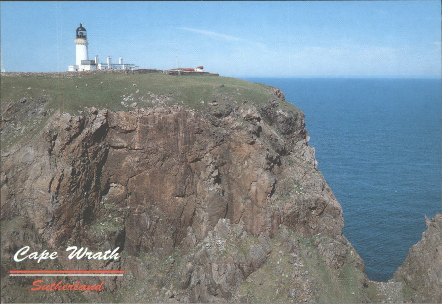 Cape Wrath Lighthouse Sutherland Scotland Postcard Whiteholme Dundee 1997