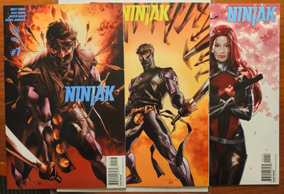 Ninjak #1 (3rd), 2 (2nd) & 4 (2nd) print variants SEE PICS