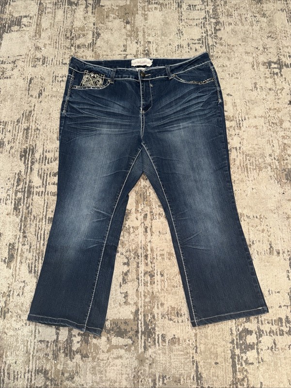 Woman’s Hydraulic Jeans 24 Tall Plus Jeans Cute Pockets