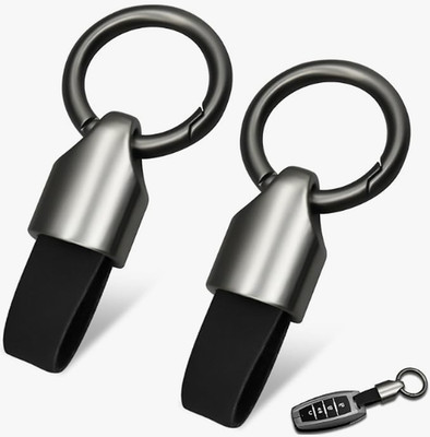 2Pcs Car Key Chain Clip Leather Keychain Key Fob Keychain Key Chain Rings for...