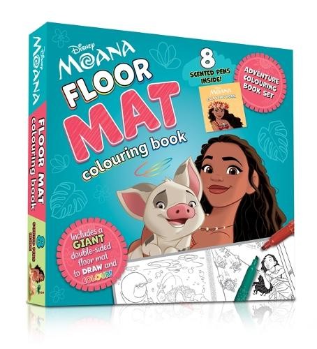 Disney Moana: Floor Mat Colouring: A GIANT colouring sheet, plus 8 colour-changing pens and a colouring book - Image 2