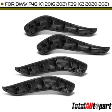 4x Mocha Interior Door Pull Handle Trim Cover Set for BMW X1 Driver & Passenger