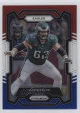 2023 Panini Prizm Red White & Blue Prizm Jason Kelce #245 jg5