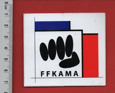   FFKAMA - FRANZÖSISCHER KARATEVERBAND - SPORT - A - AUFKLEBER  