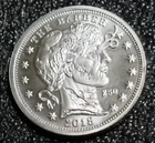 2018 Morgue Anne Currency of the Apocalypse 1  oz  Proof  Zombucks  Silver Round