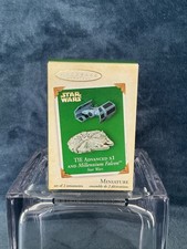 2005 Hallmark    TIE Advanced x1 & Millennium Falcon    Star Wars Mini   s- SW