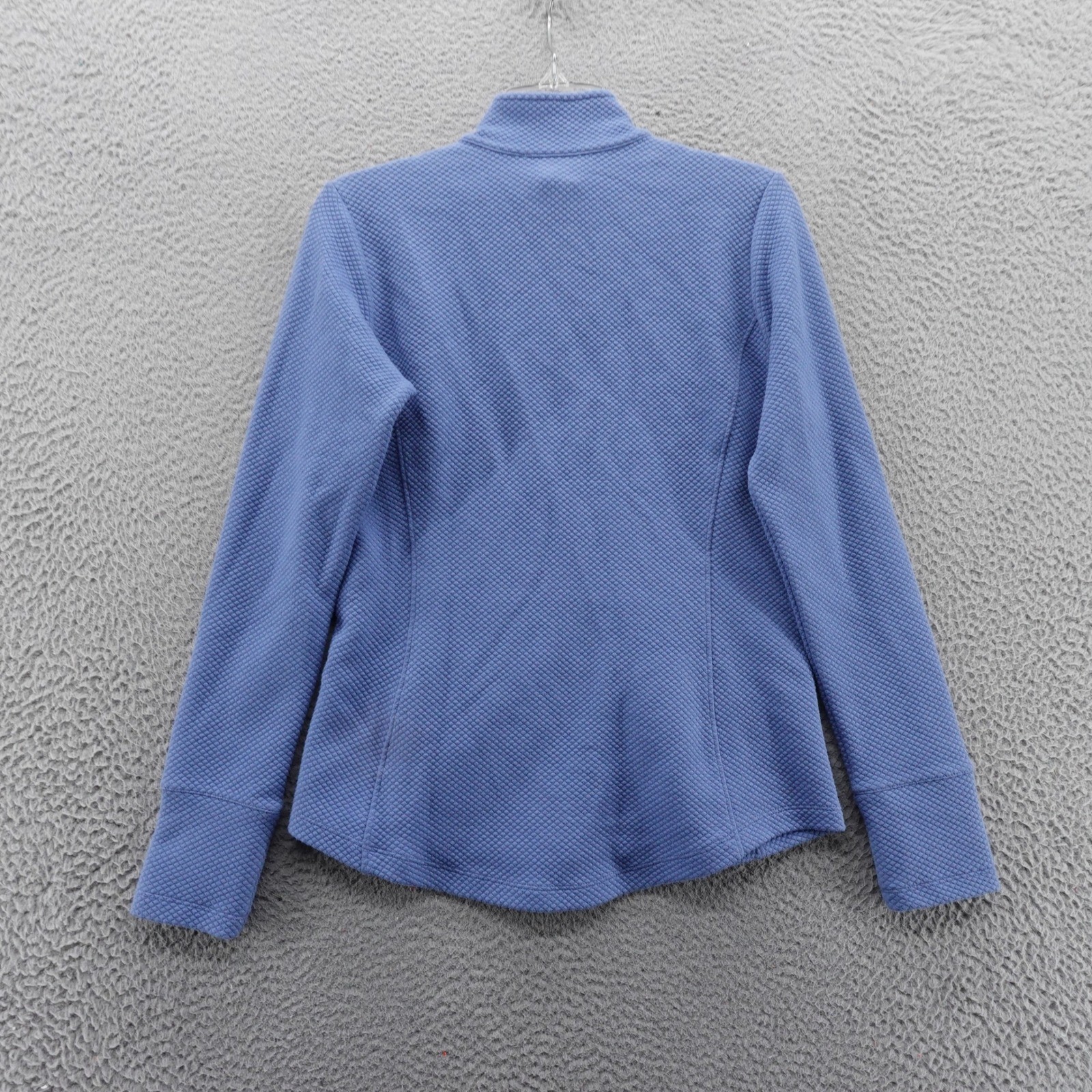 Walter Hagen Womens Clubhouse Full Zip Jacket Mid Blue Textured Small NEW