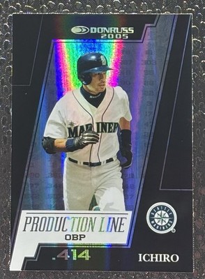 Ichiro Suzuki 2005 Donruss #PL-6 Production Line OBP /25
