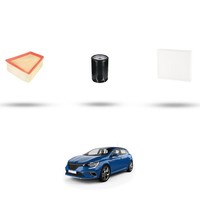 Hoffcar Wartungsset - 3 Filter FüR Renault Megane IV 1.6 DCI 84KW Ab 2015