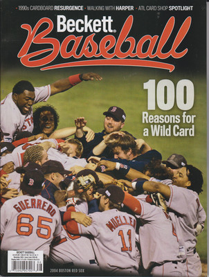 Beckett Baseball Price Guide Magazine November 2025-2004 Boston Red Sox Team