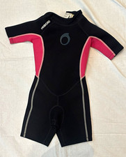 Tribord Children’s Shorty Wetsuit Shorties Black/Pink Size 6 Years