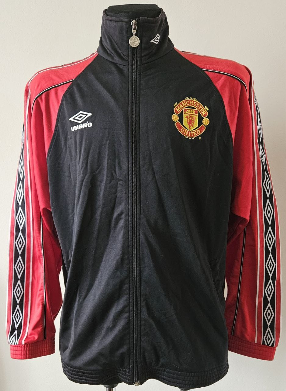 Manchester United 1998 - 2000 Home Football Umbro Track Jacket size Large