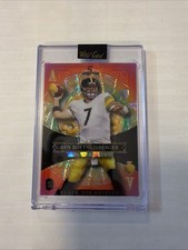 Ben Rothlisberger 1/1 Black Tie Rainbow Foil Steelers 2026 Wild Card