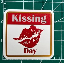 Kissing Day - Vinyl Decal Sticker Waterproof  Notebook Laptop Skateboard LGBTQIA