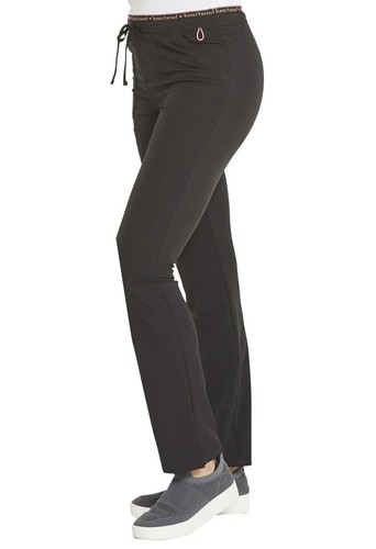 HEARTSOUL Scrub Pants Damen 2XL TALL schwarz Mid Rise Kordelzug elastischer Bund - Bild 3 von 9