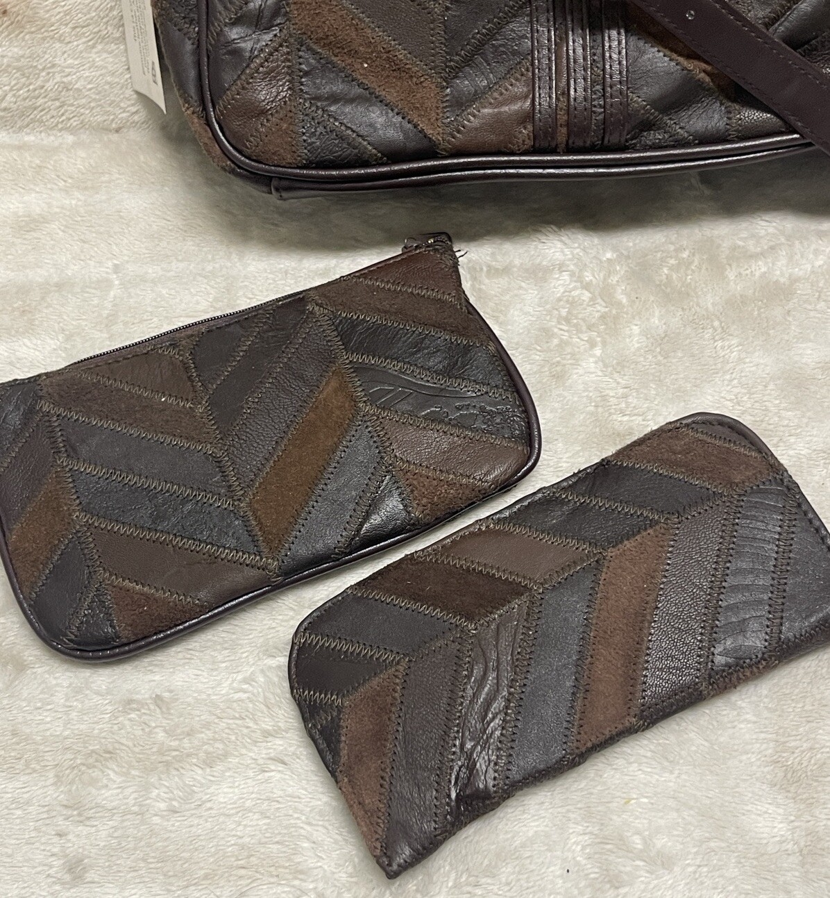 La Covina Patchwork Leather Crossbody/Shoulder Ba… - image 17