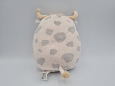 Squishmallows 7.5" Borsa The Grey Spotted Highland Cow Plush - Official, Ultrasoft Collectible Toy