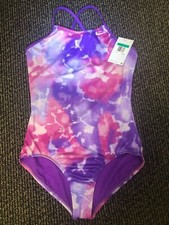 NIKE Swimsuit Girls Size XL 13-15 YRS Color: Multi . NEW Retail Price- 38.00