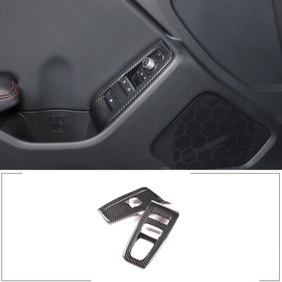 ABS Carbon Fiber Door Armrest Window Lift Trim For Toyota 86/Subaru BRZ 2022-23