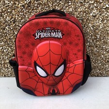 Zaino Marvel Ultimate Spiderman 3D Rosso per Bambini - 42 x 36 cm