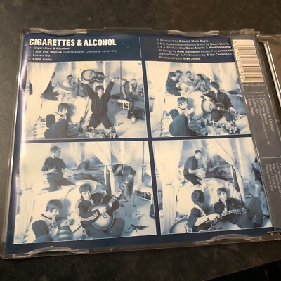 Oasis Cigarettes&Alcohol 12inch UKオリジナル Oasis Cigarettes & Alcohol - EX UK 12