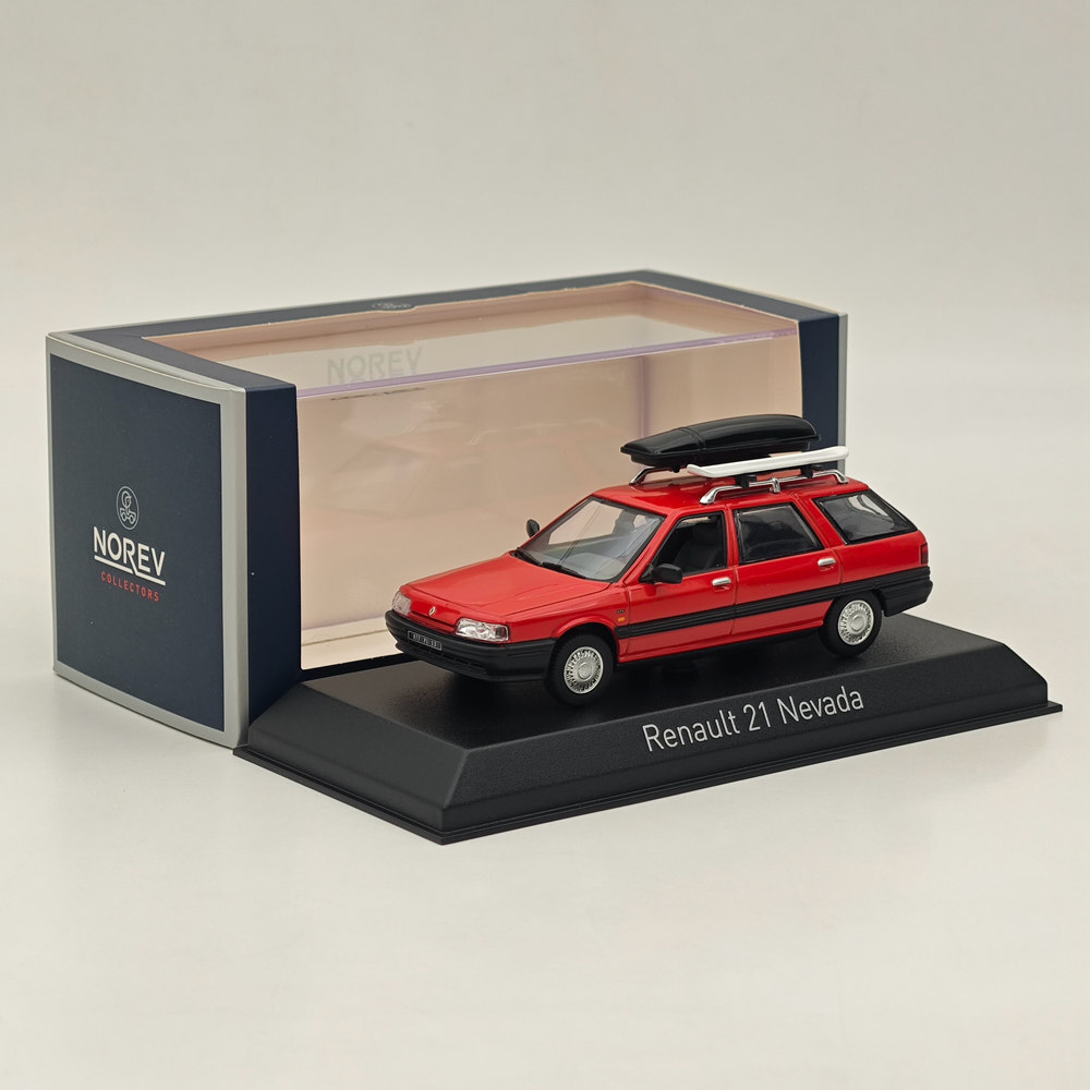 1/43 Norev Renault 21 Nevada 1989 Red with Accessories Diecast