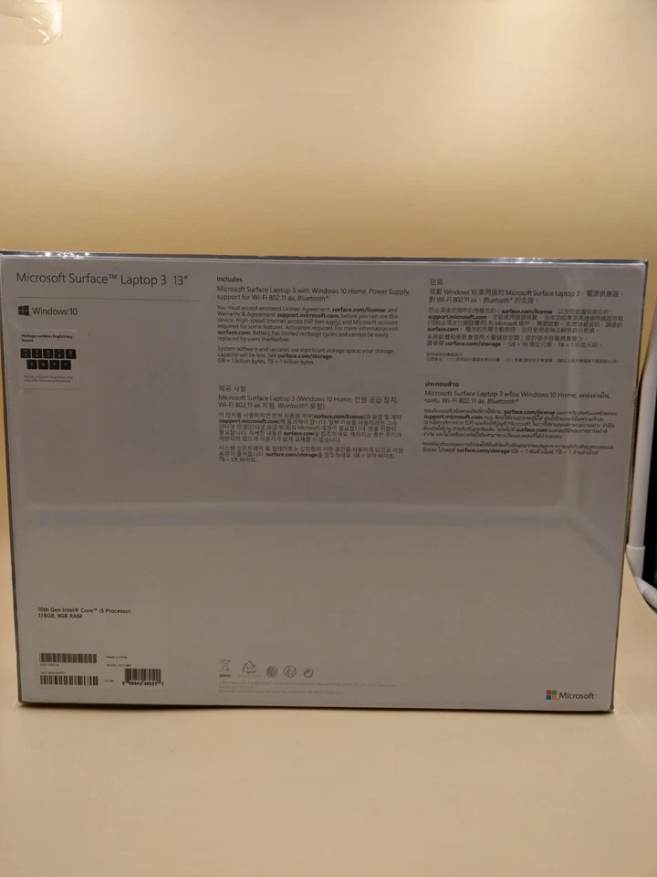 Microsoft Surface Laptop 10th Gen Intel i5 Processor 128GB 8GB Laptop 3 13 - Image 2 of 3