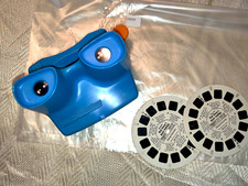 Vtg View-Master Blue Viewer 3 Reels Disney's Mary Poppins Preowned